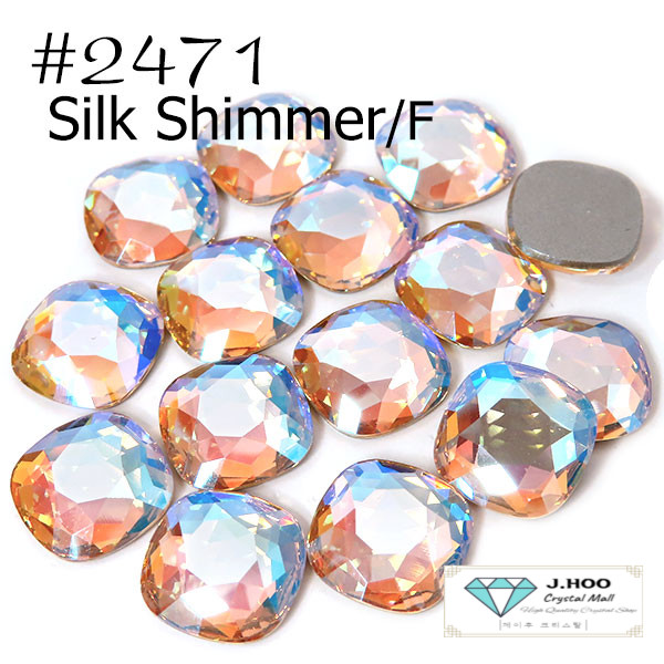 Swarovski 2471 Cushion Flat Back 10mm(4pcs)