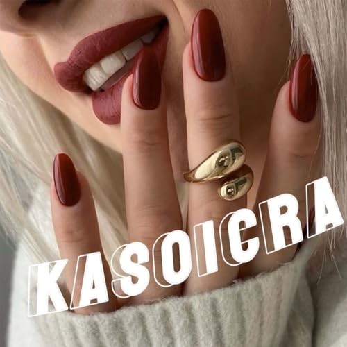 Almond Press On Nails – Fake Flower Pearls – Medium Almond FS41