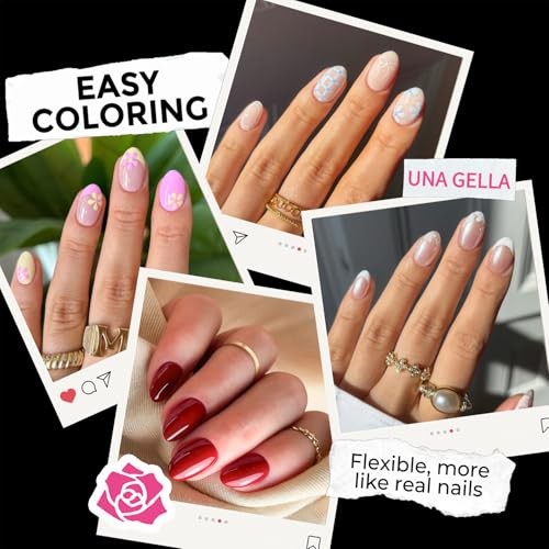 Full Cover 216pcs of Extra Short Almond Nail Tips
