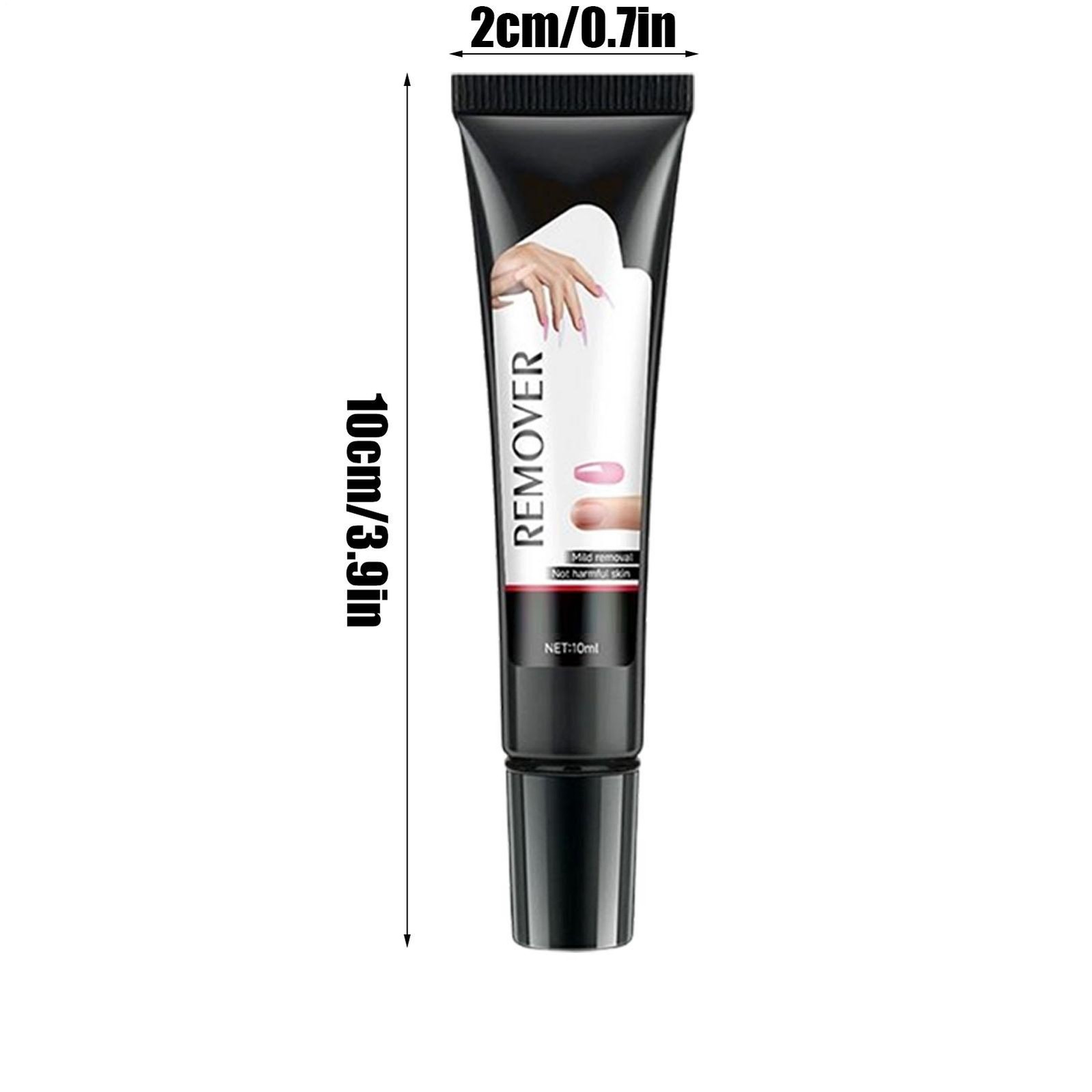 Curvlife Newly Upgraded Quick Drying 10G Semi Solid Nail Glue With 10g Remover
