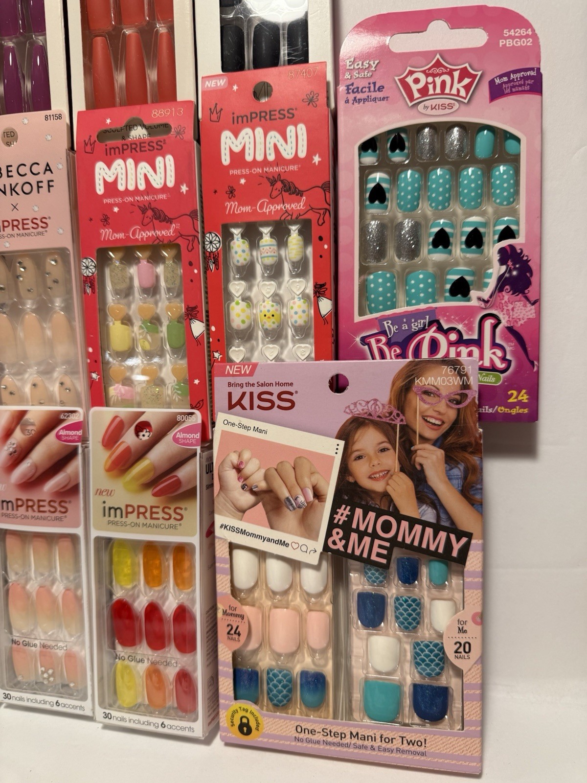 KISS NAILS imPRESS Press On Manicure💅🏻MIX!YOU CHOOSE,More Nails On My Page👀