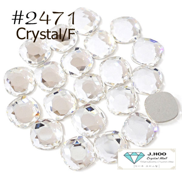 Swarovski 2471 Cushion Flat Back 10mm(4pcs)