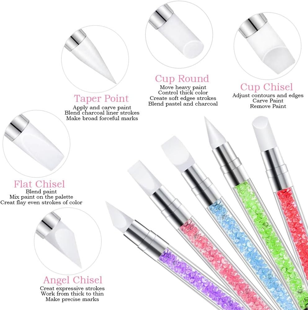 Nail Art Tools Set, Nail Art Brush, Resin Nail Art Palette, Nail Art
