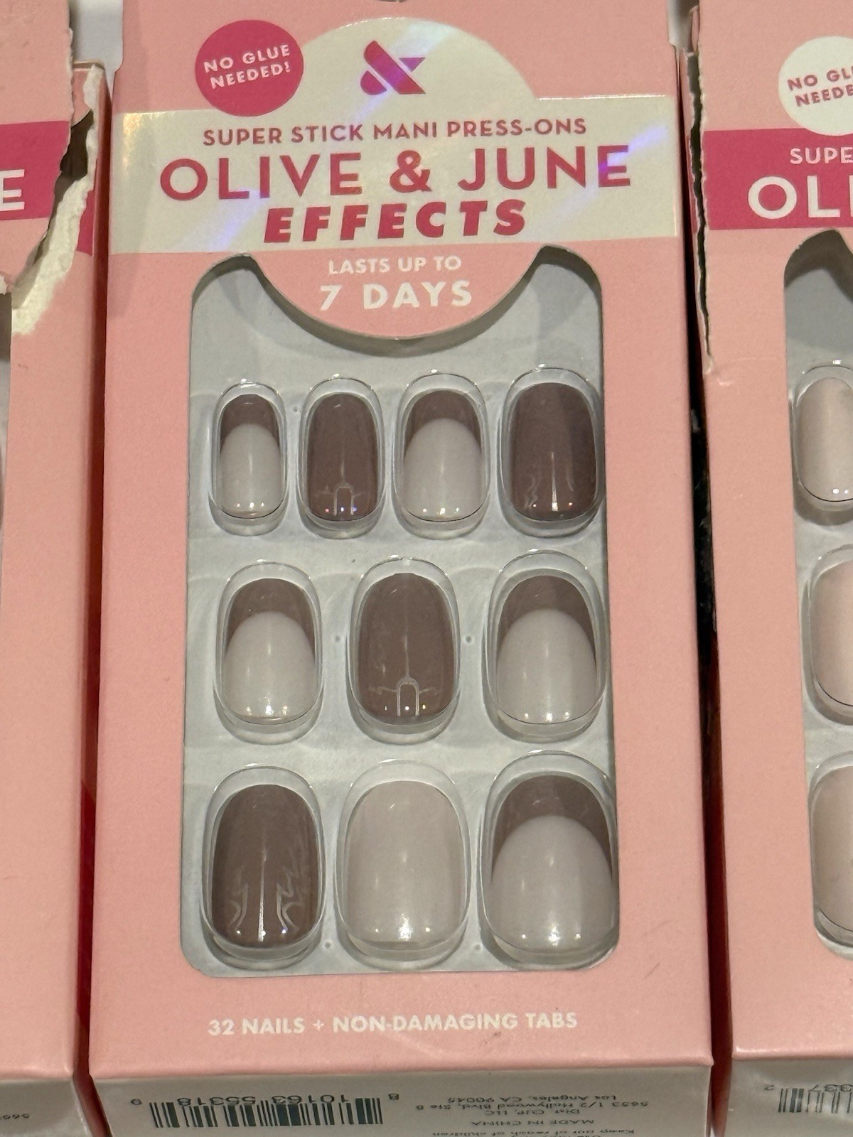 Olive and June Press-On Nails The Instant Mani Super Stick Short Extra Short X5