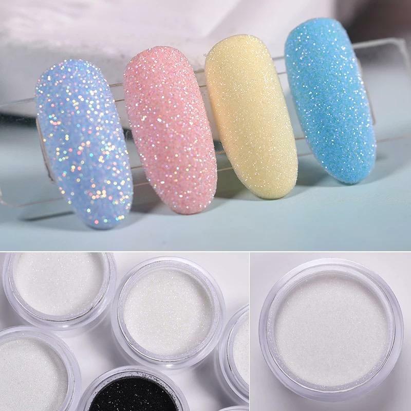 17 Colours Mermaid Nail Glitter Powder Sugar Neon Iridescent Aurora Mirror