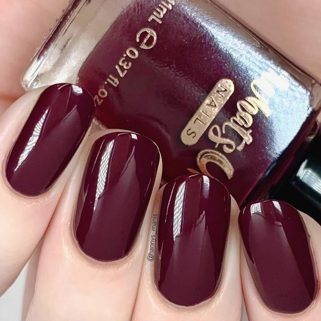 Tasting Trip Regular Polish (Dark Burgundy Brown Creme), Polish for Nail Art