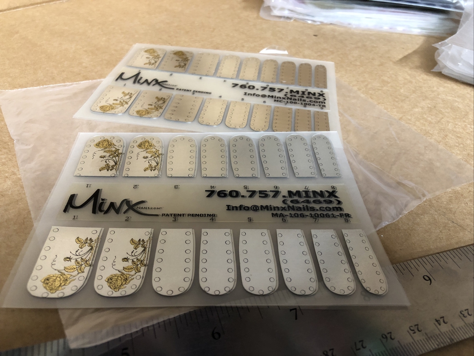 Minx Foil Nail Cover Nail Art Sticker Manicure Wraps