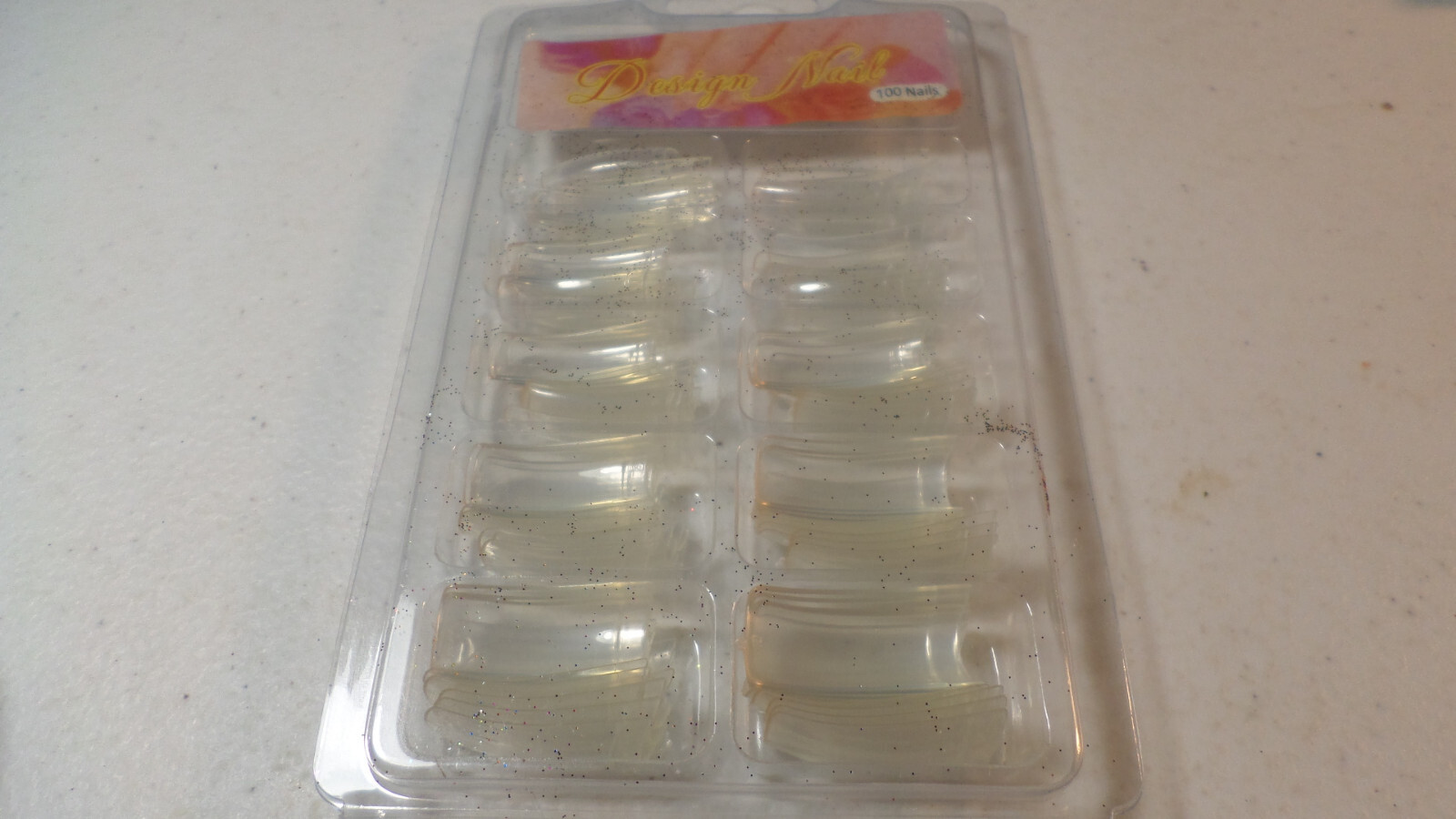 Coscel’ia Professional Nail Art Kit ~ 200 Nails~Glitter~Nail Glue~ Complete ~New