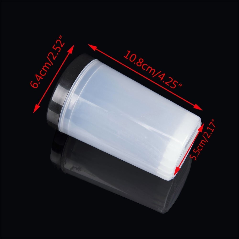 yueton Nail Art Brushes Holder Remover Cup Immersion 1 Count (Pack of 1)