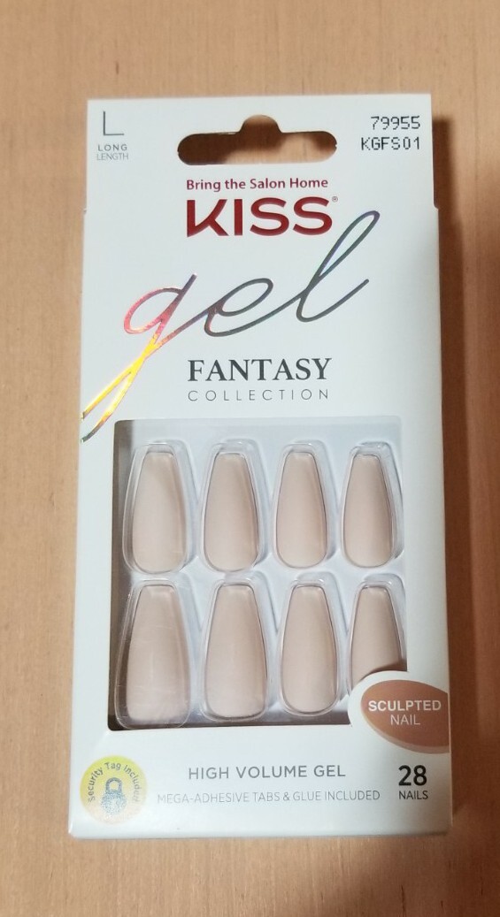 💅*NEW* KISS Gel Fantasy Collection- Sculpted Long-Glue On Manicure Nails💅