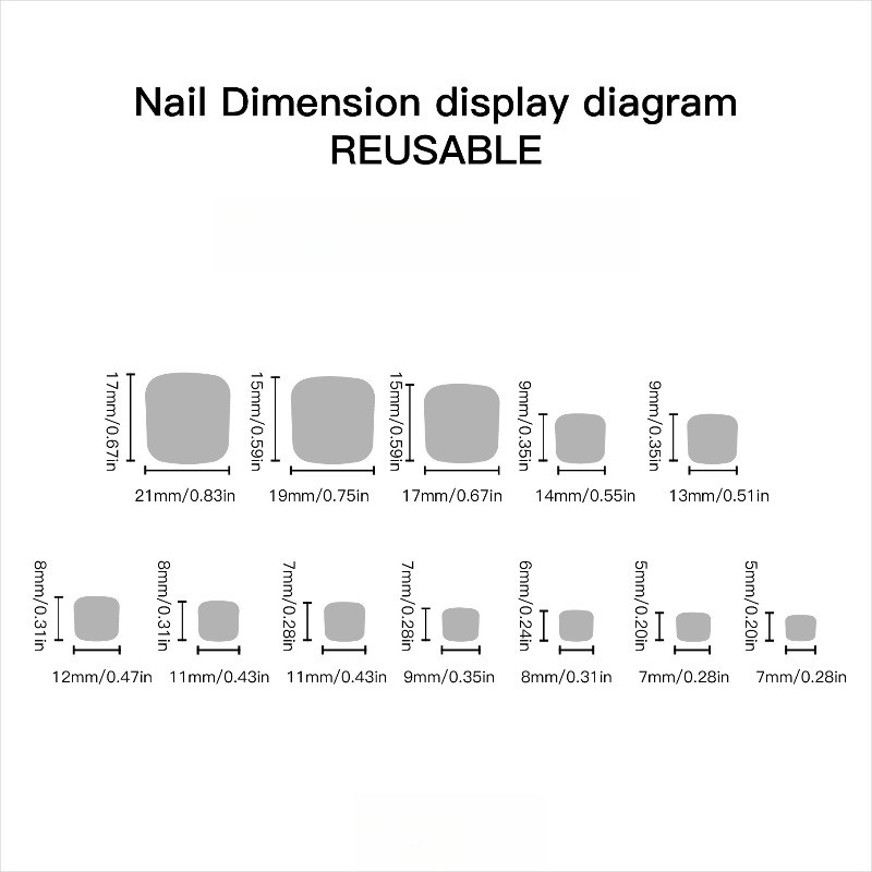 48pcs-Plum Purple Nails, Press on Toenails with Sparkly Pink Glitter Details