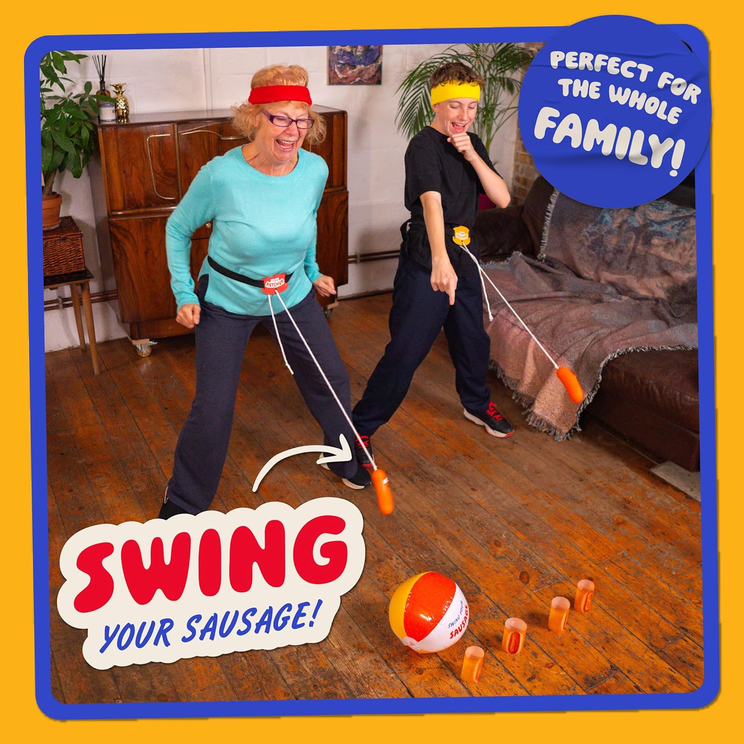 Swing Your Sausage – Fun Family Party Games for Groups – Indoor Games for Adults