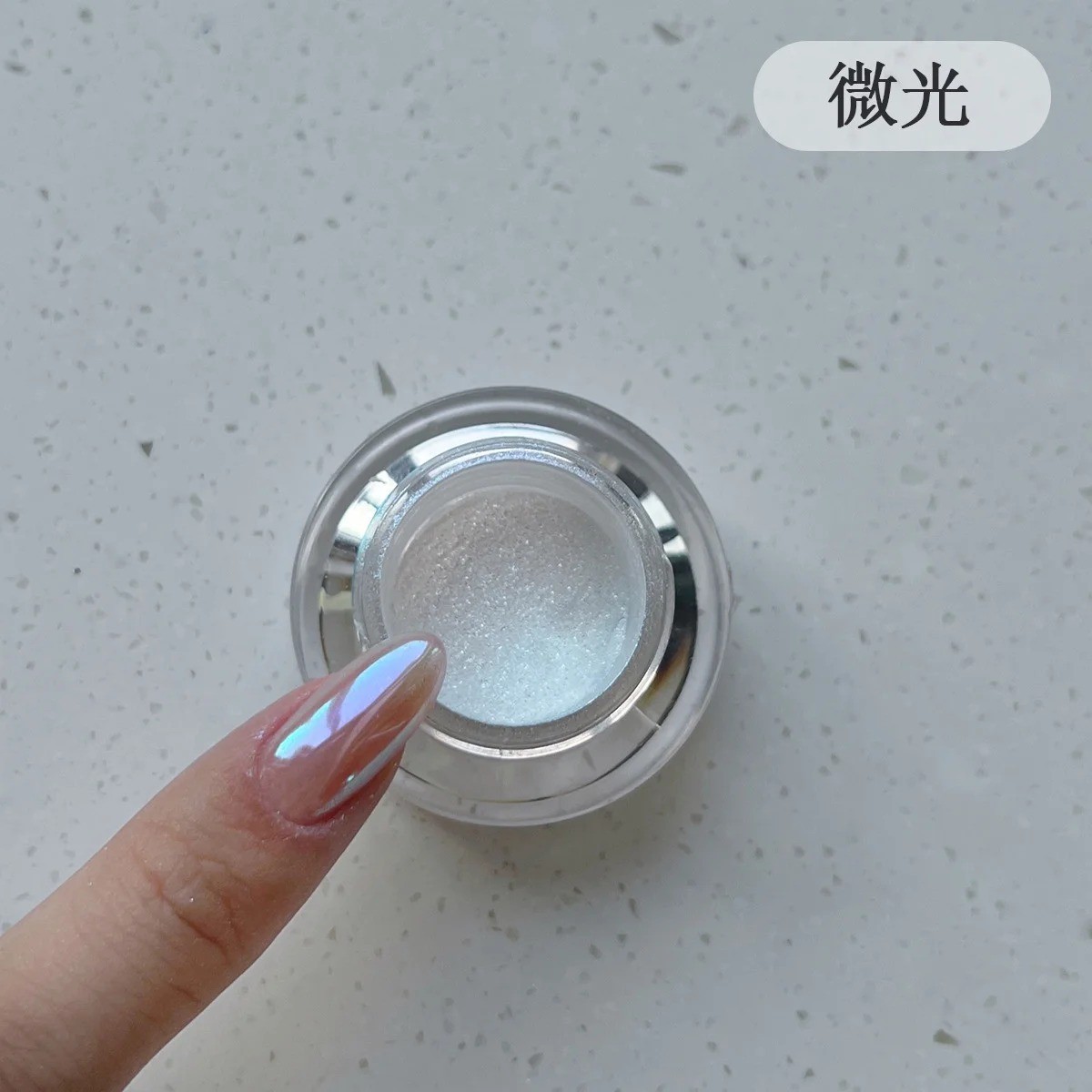 Chrome Pigment – Aurora Magic Mirror Nail Powder for Salon Use – 0.2g