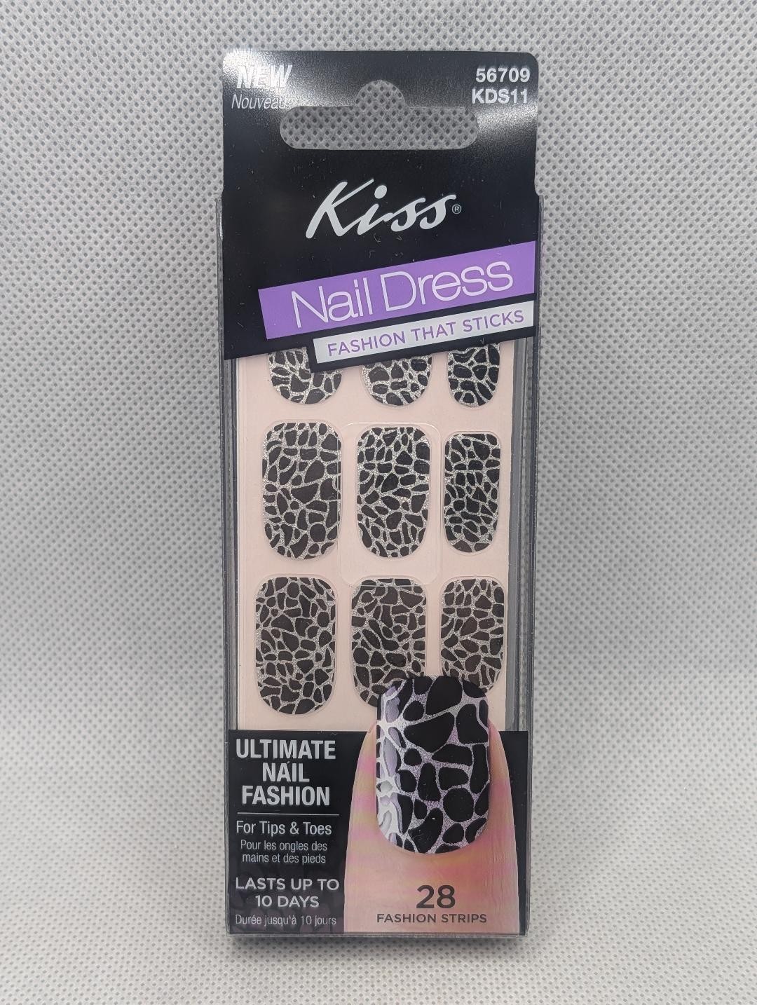 Kiss Nail Dress Nail Stickers for Fingernails and Toes~ You Choose one