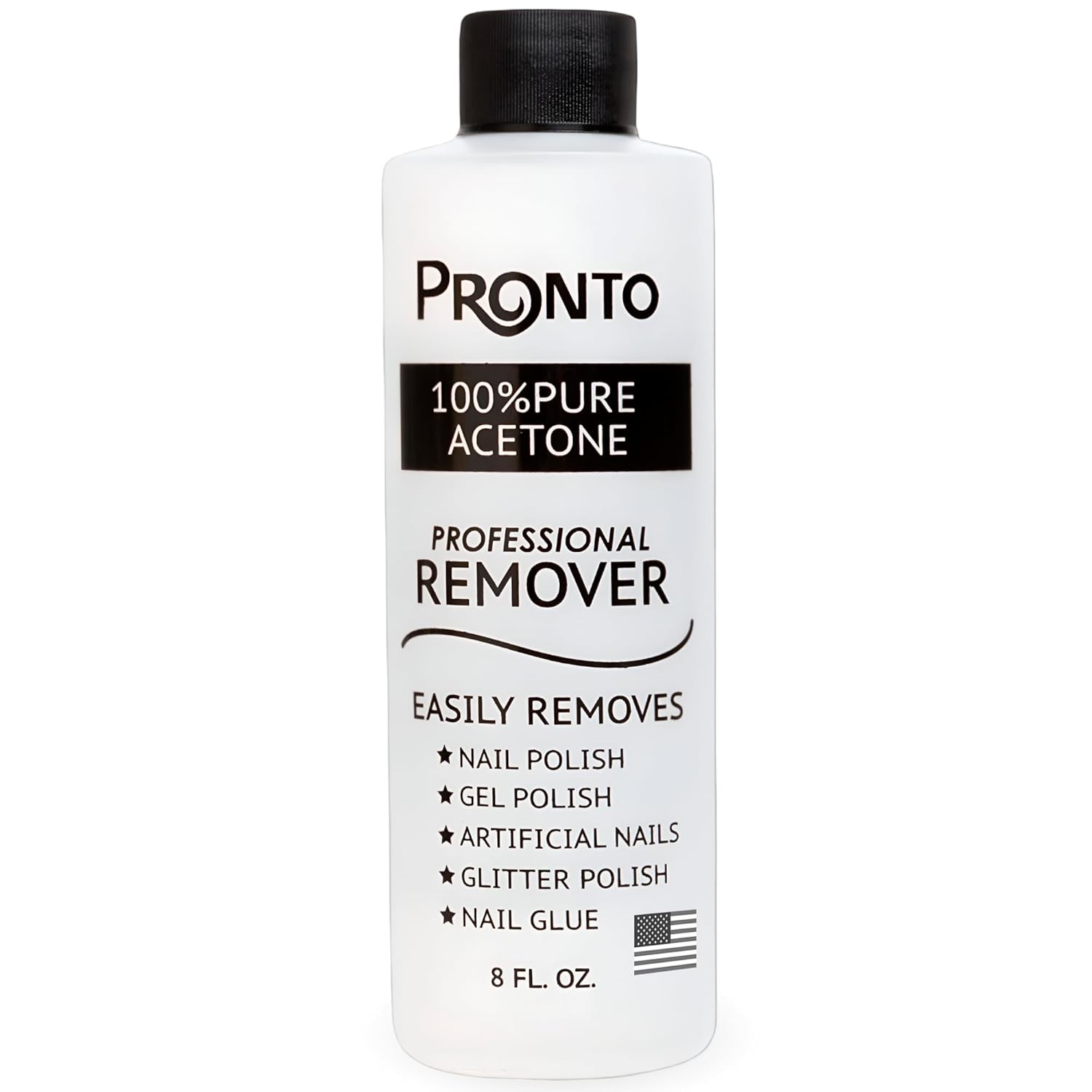 Pronto 100% Acetone Gel Nail Polish Remover – 8 Fl Oz (Pack of 1)