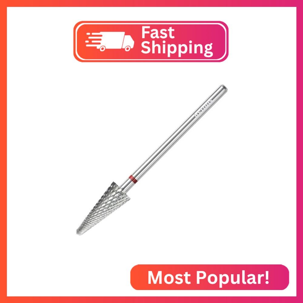 HYTOOS Cone Nail Drill Bits, Fine 15mm Taper Carbide Bit, 3/32 Right-Way Drill B