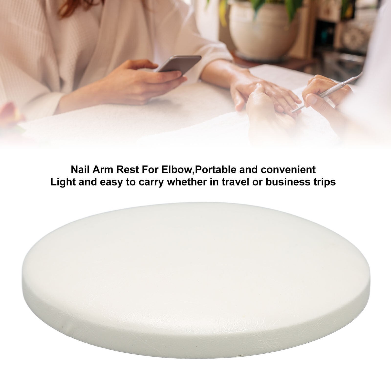 Nail Arm Rest Manicure Nail Tech Elbow Hand Pad Round Elbow Rest For Manicure