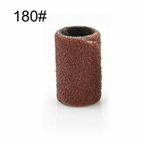 100pcs Sanding Bands Drills Bits Nail Art 80/120/180# Machine Gel Acrylic Tips