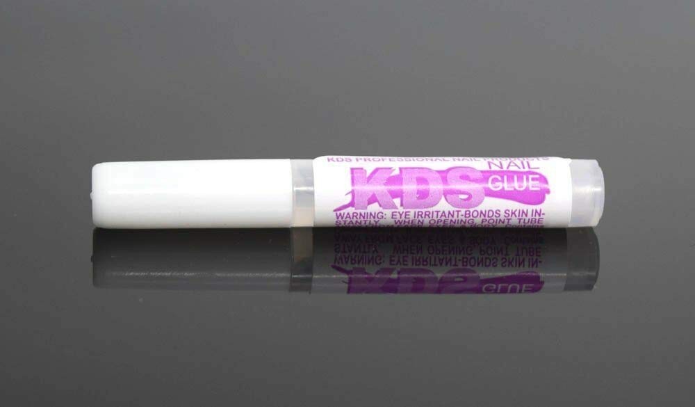 KDS Nail Super Adhesive Bond Tip Glue For Acrylic 1 Count (Pack of 1), Clear
