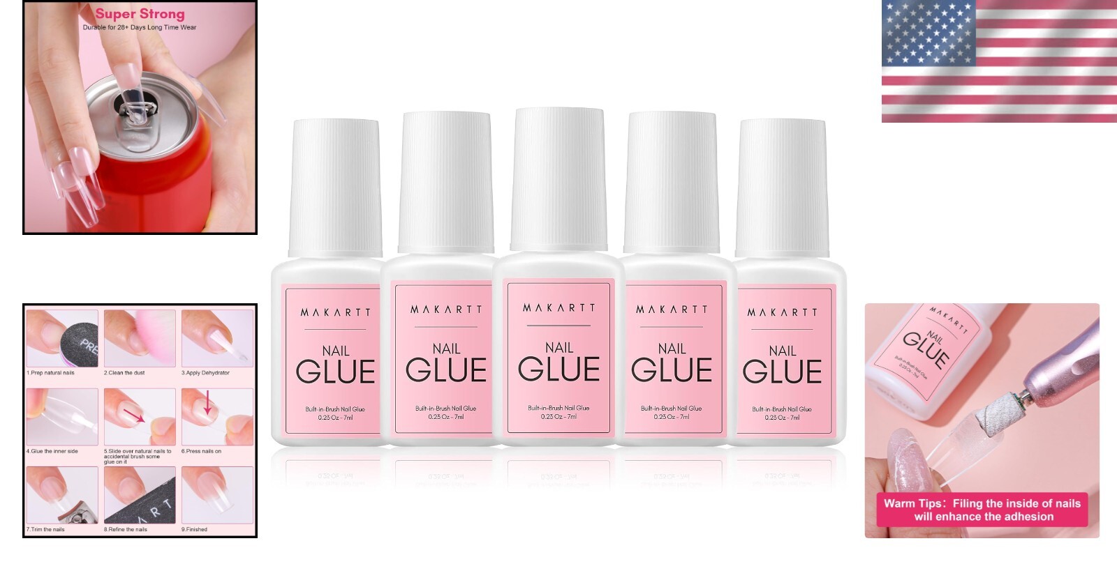 Nail Repair Glue – Super Strong & Safe Adhesive for Press-On and Art Nails