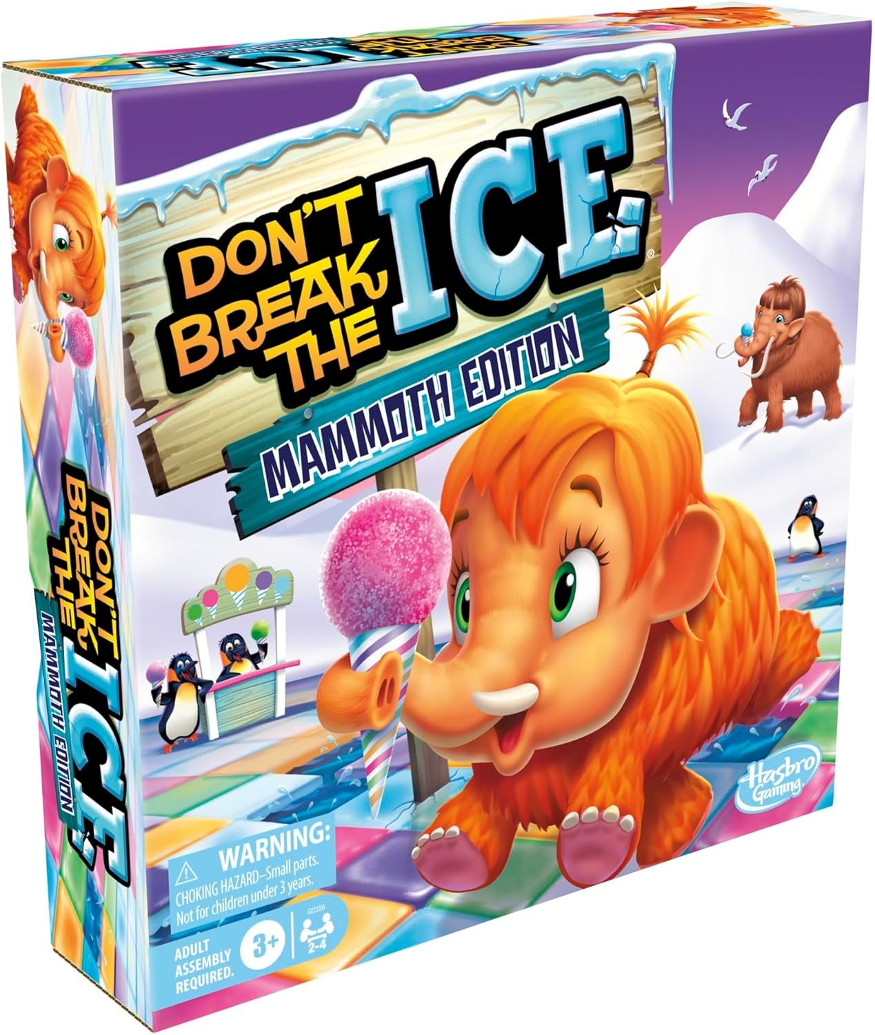 Hasbro Gaming Don’t Break The Ice Mammoth Edition Board Game | Ages 3 and Up…