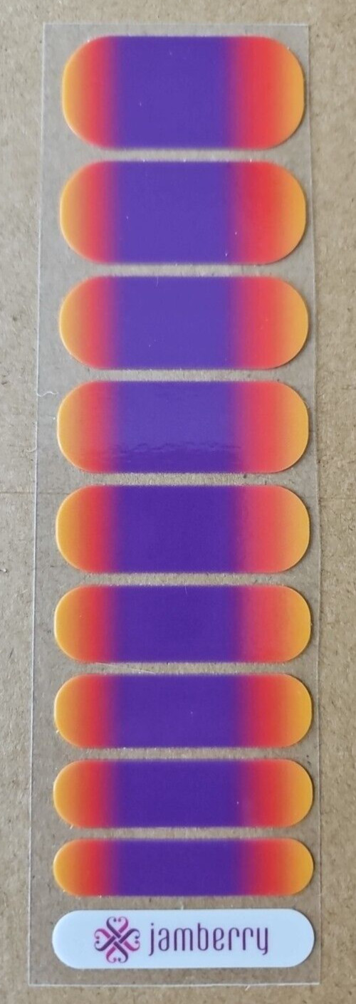 JAMBERRY ADAM’S FAVOURITE (GLOSSY) HALF SHEET NAIL WRAP RETIRED GGG AUG 2015