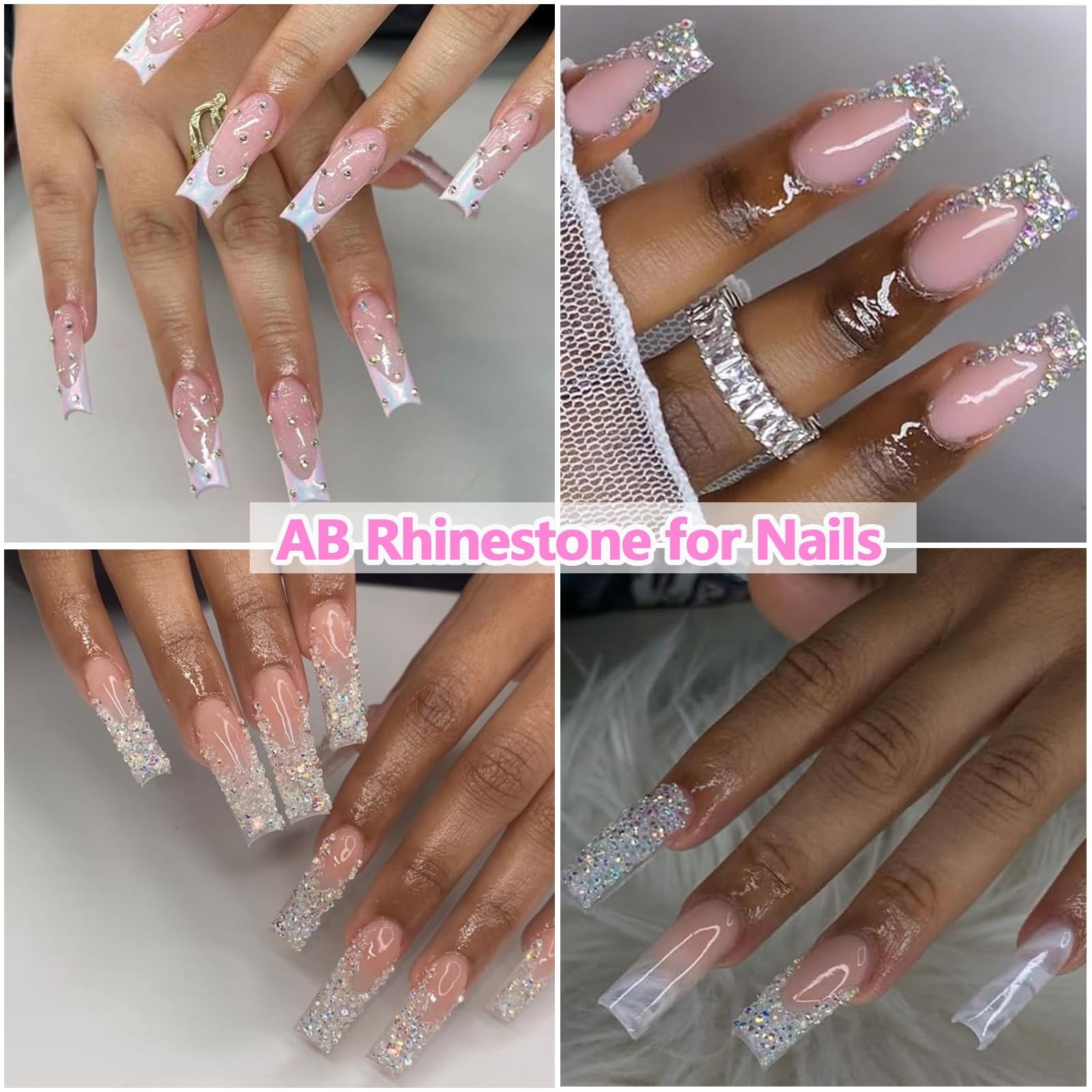 SEMATA Clear AB Rhinestones Bedazzled Kit