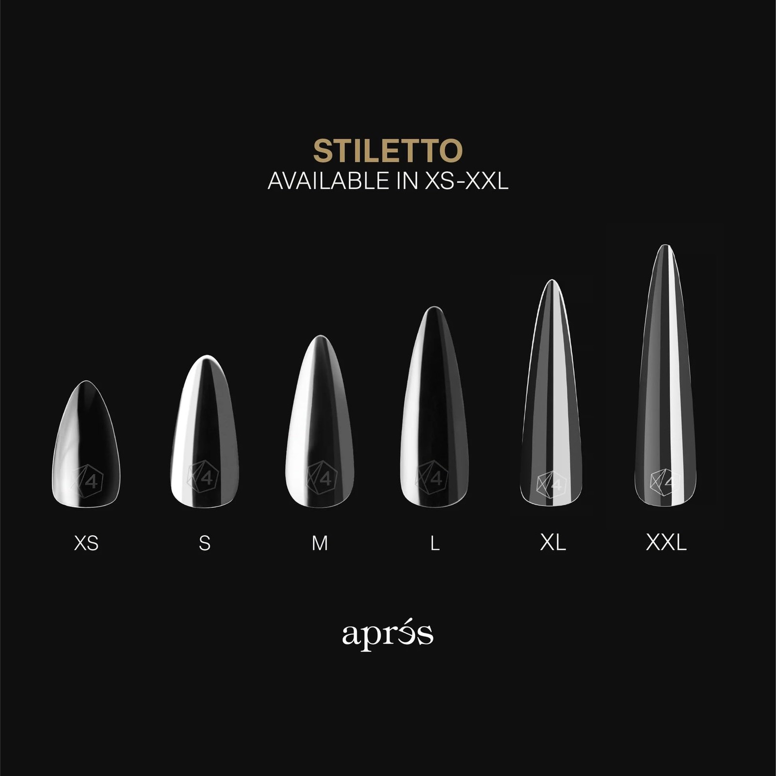 280 Ounce Gel X Nail Tips Pack Of 1 Natural Stiletto Easy Application Durable