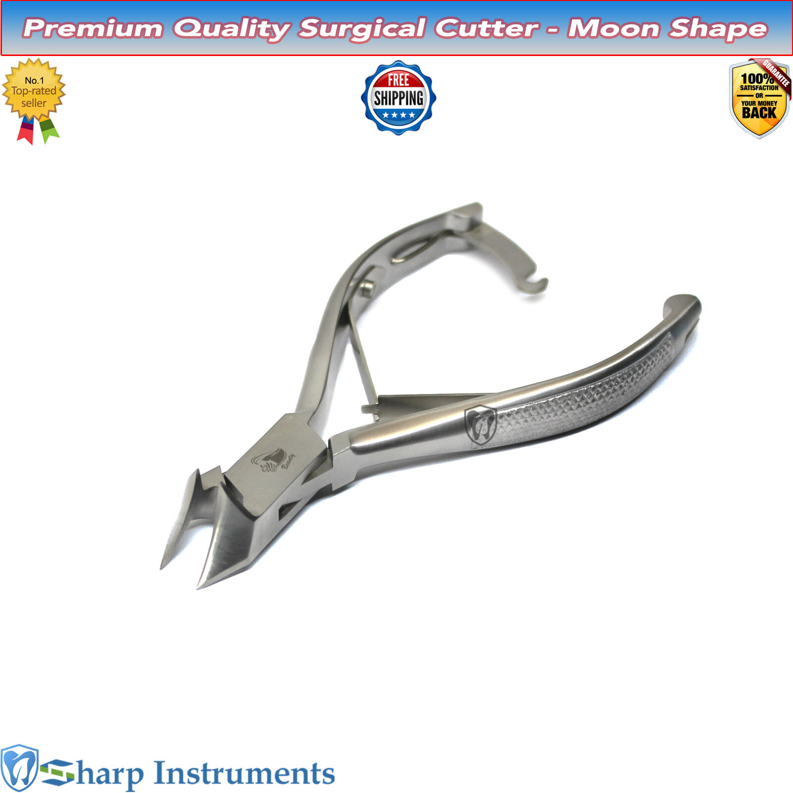 Moon Shape Clipper Nipper Cutter For Extra Thick Nails Chiropody Steel Cutters