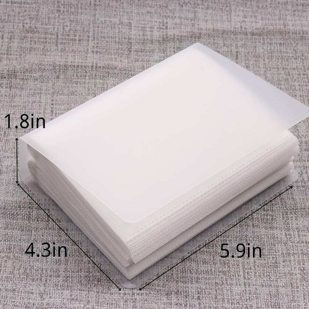 Nail Art Stickers Organizer Storage Book Binder with 100 Slots for Displaying
