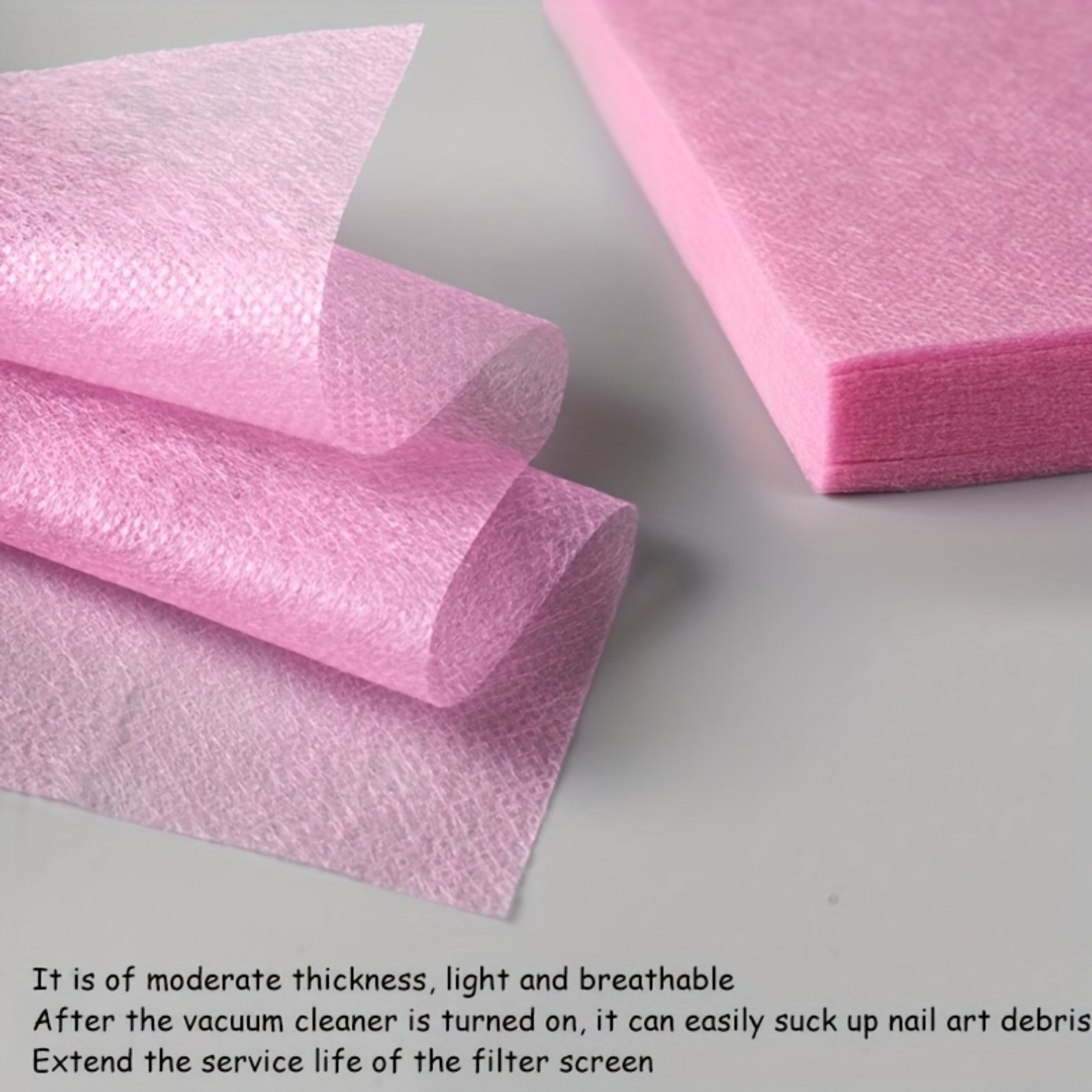 Disposable Non Woven High Density No Fiber Shedding Nail Art Vacuum Cleaner