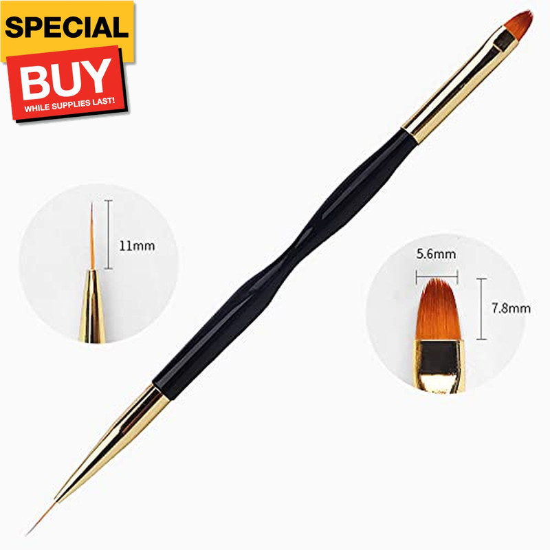 31Pcs Nail Art Brushes,Nail Art Tool Set,Nail Dotting Tools,Nail Dust Brush,Stri