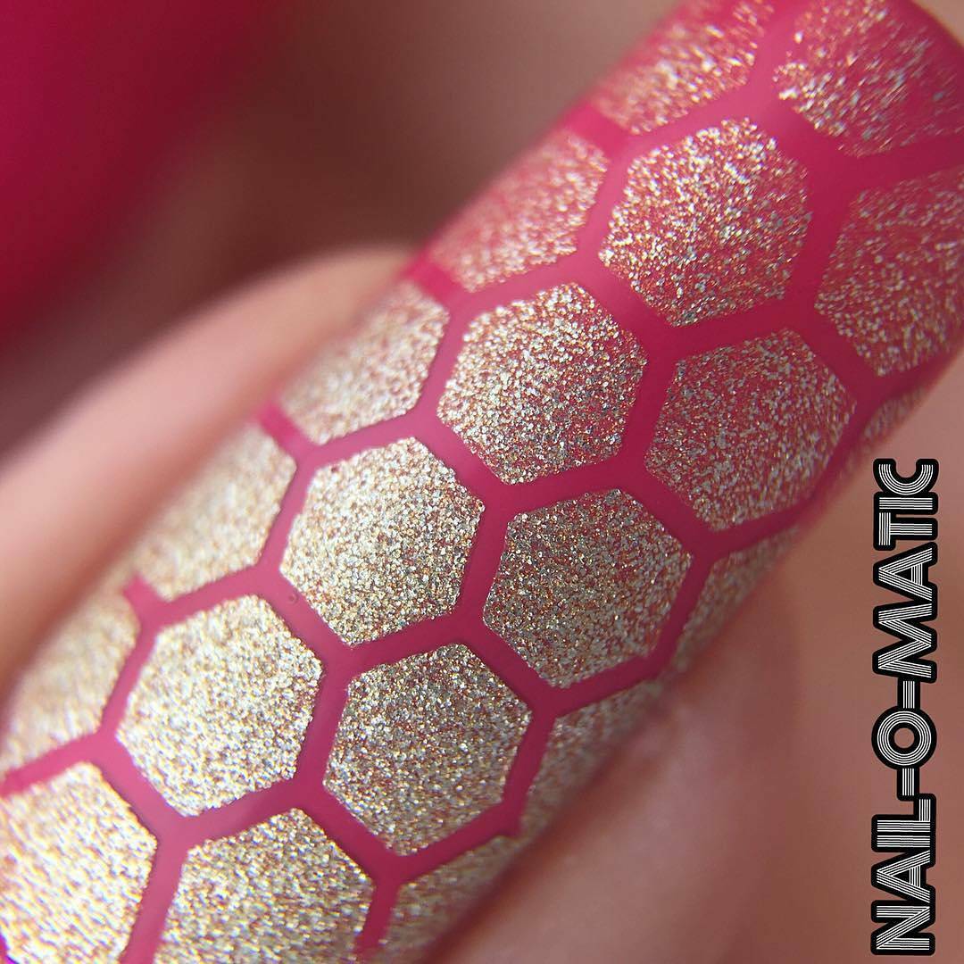 Whats Up Nails Honeycomb stencils for nails, nail stickers, nail vinyls