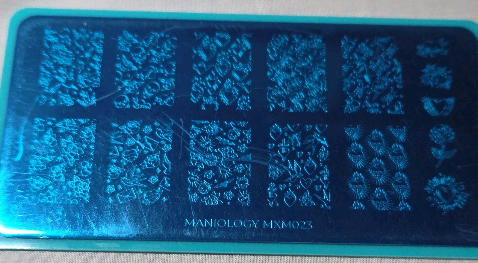 HTF Maniology MXM January 2020 Nail Stamping Plates MXM023 & MXM024 Complete set