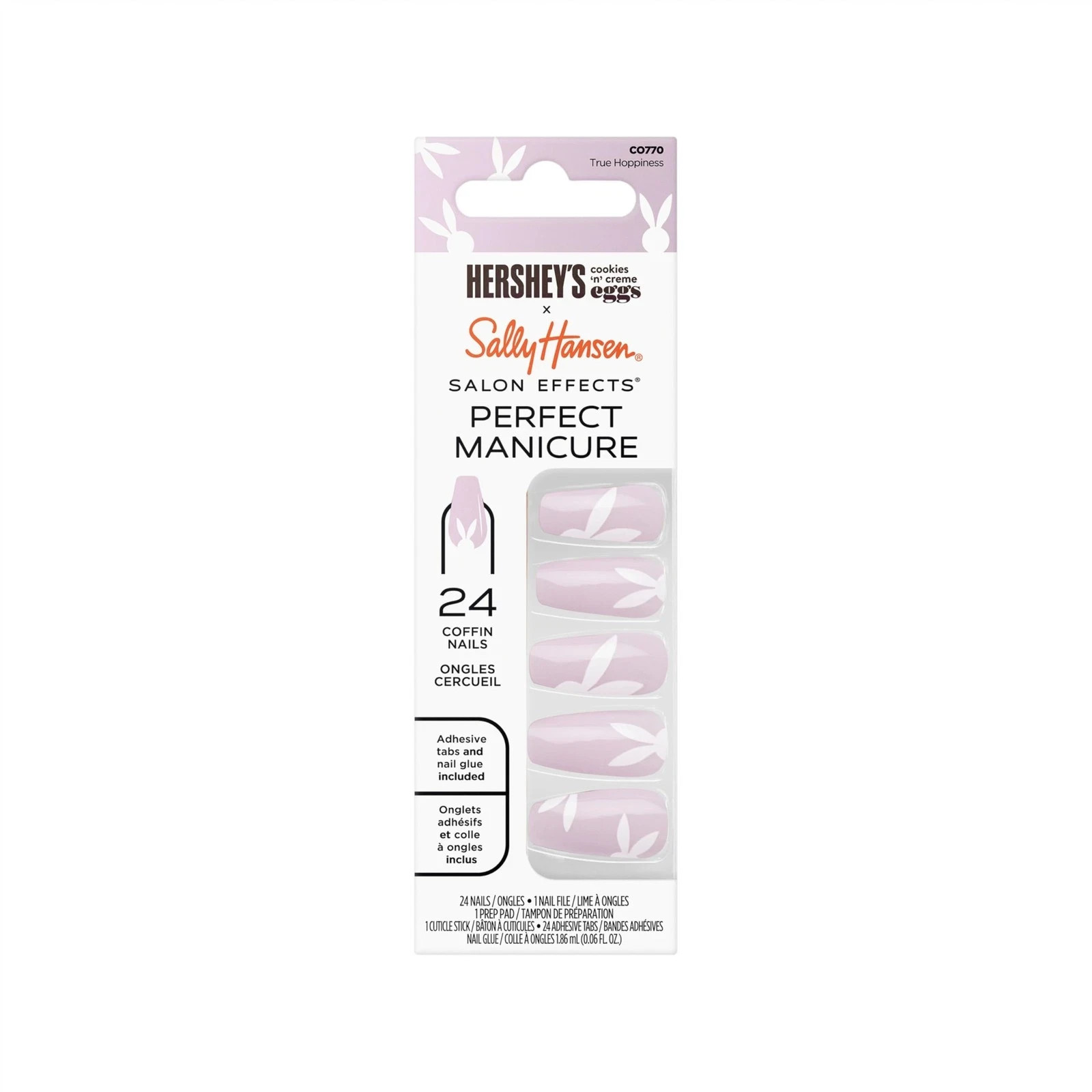 Sally Hansen 3-Pack Salon Effects Perfect Press-On Nails CO770 True Hoppiness