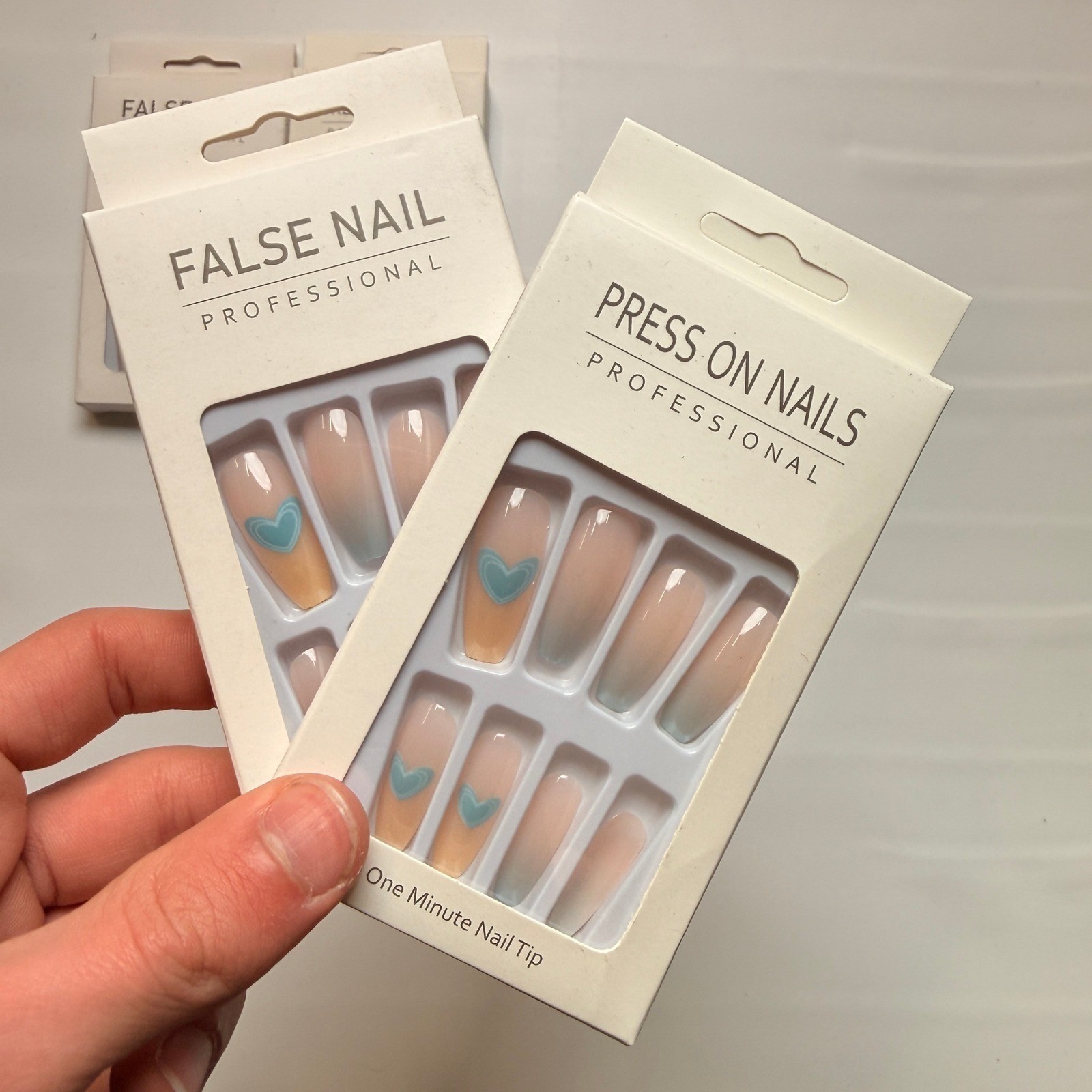 Lot of 10 Pack of 24 New False Press On Nails Assorted Designs and Colors №N50