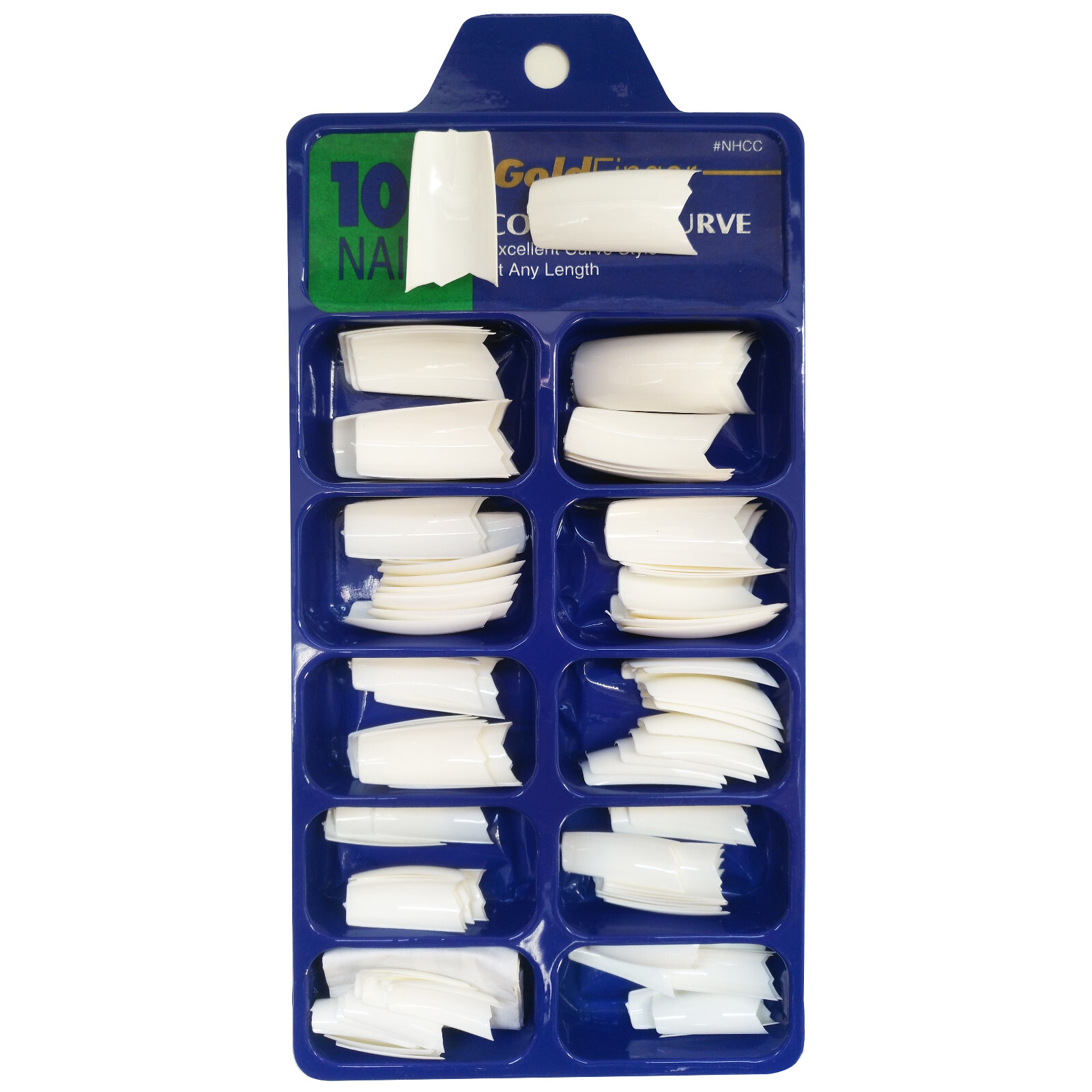 100pcs Acrylic French Nail Tips Clear/Natural/White For Nail Art