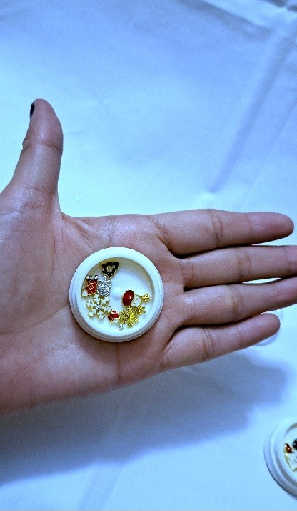 Christmas 3D Nail Art Jewelry Decoration 3 Pieces Set