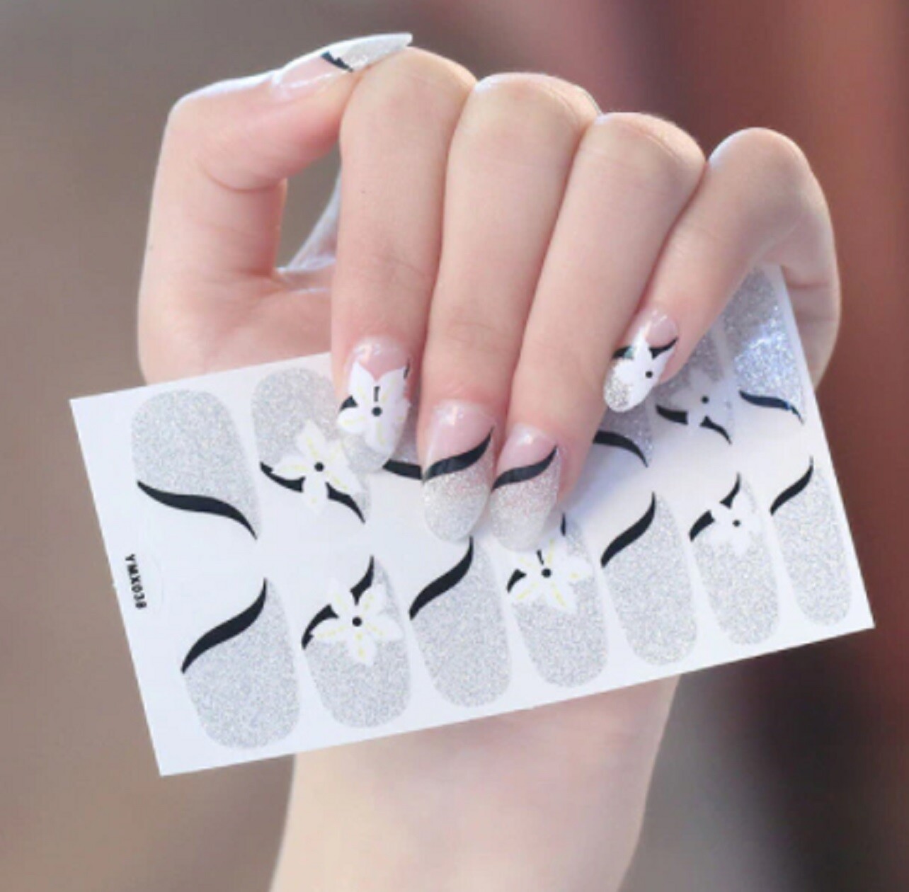 14 pcs/sheet Nail Art Self Adhesive Water Proof Nail Wraps
