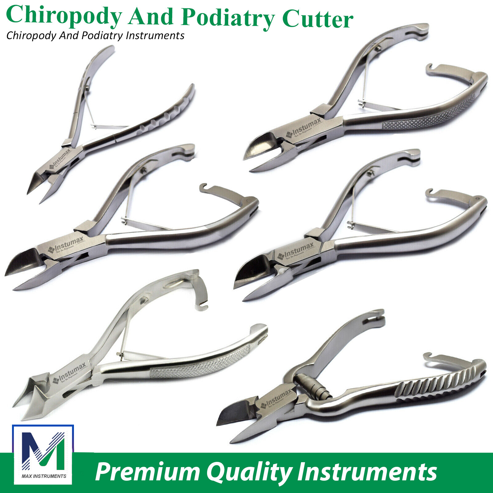 Podiatry Ingrown Nail Clippers Cutter Toenail Trimming Nipper For Thick Nail Kit