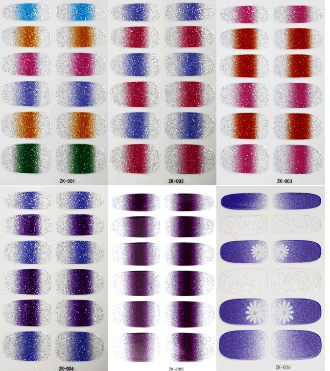 Nail Art Stickers Self Adhesive Polish Wraps Full Cover Beauty Nail Sticker NS29