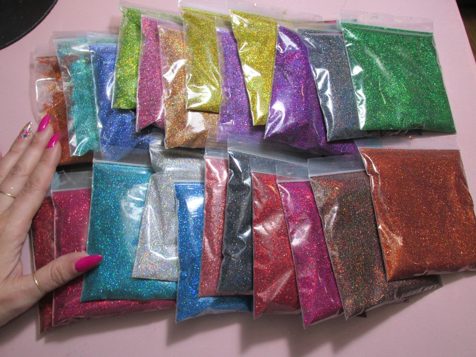 Holographic extra fine glitter nailart/crafts/makeup