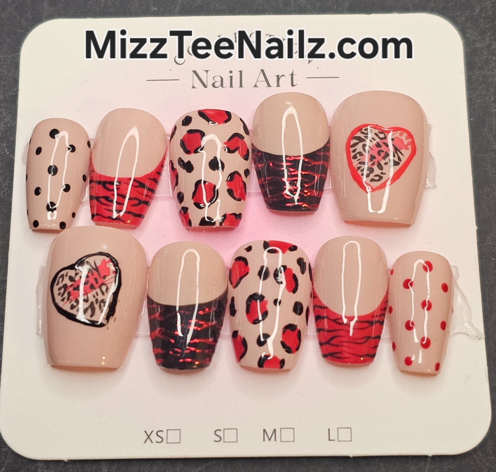 Press-On Nail Set #75: Safari