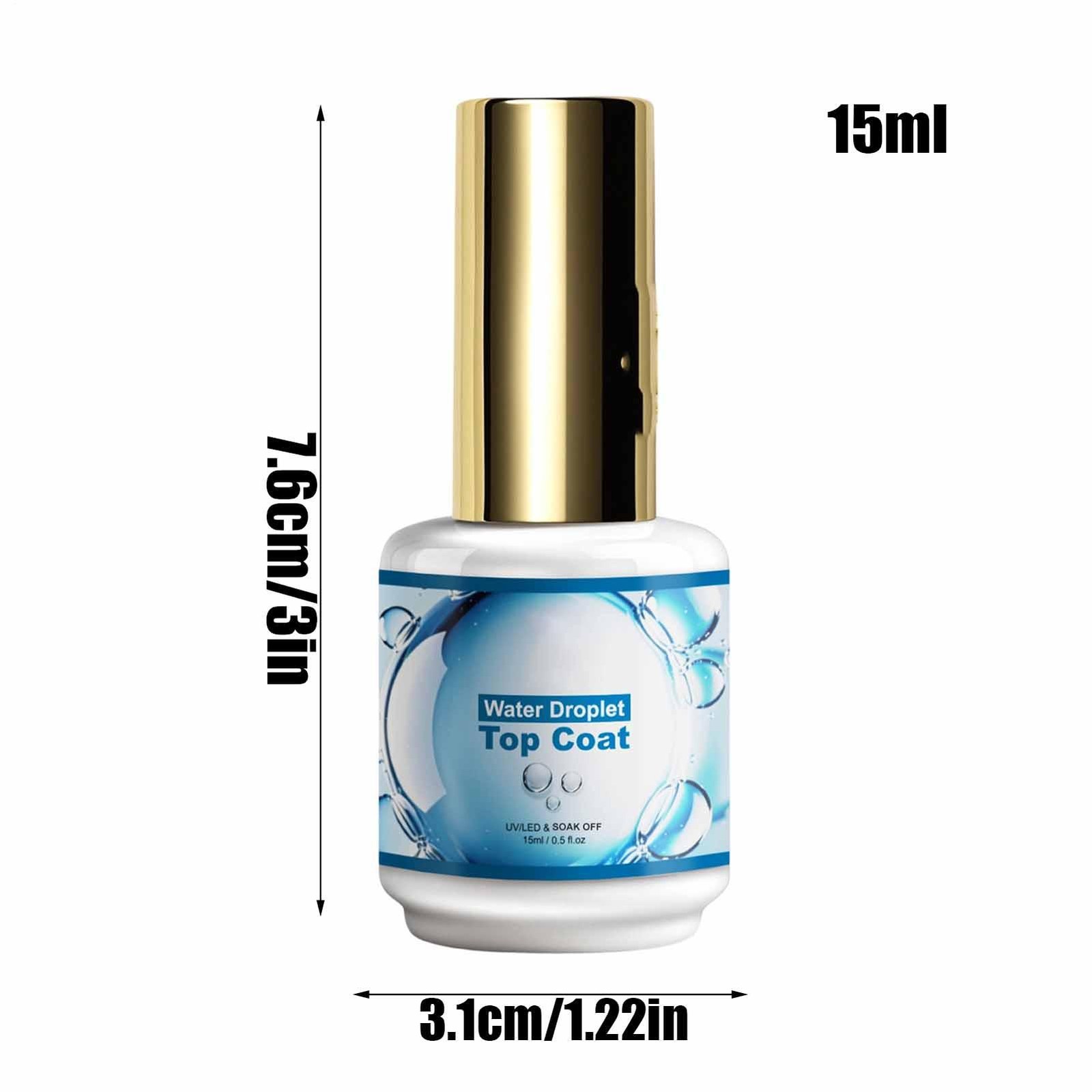 Water Droplet Top Coat Water Drop Gel Nail Polish Clear Sculpting Gel Nail Art