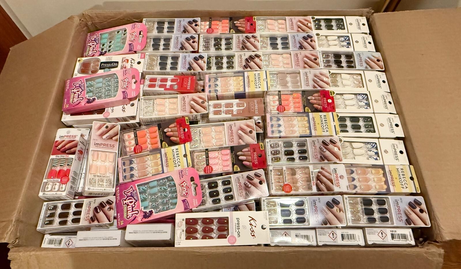 “Set of 100” Kiss imPRESS Nails Mixed LOT**FREE SHIPPING*** CLOSEOUT–Deal# 55***