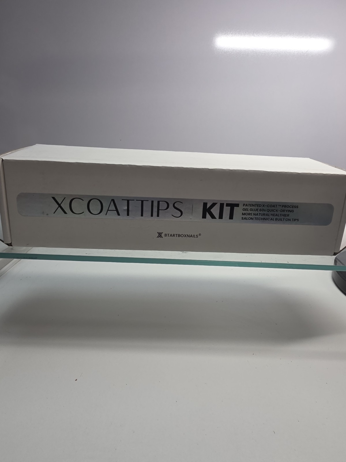 BTArtboxnails XCOATTIPS Gel Nail Kit – French Nail Tips w/gel & Lamp New