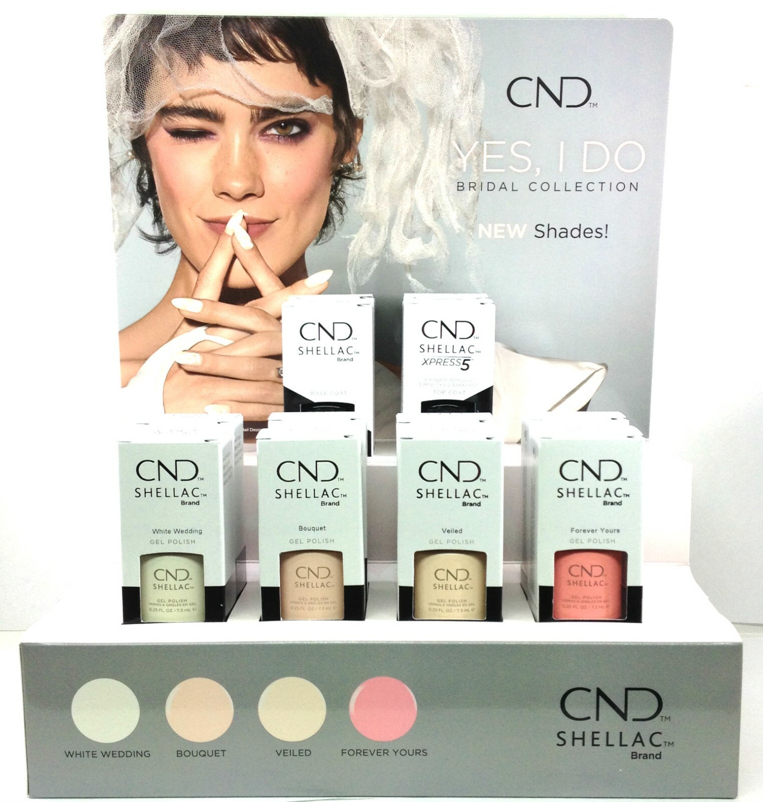 Cnd Shellac Gel Polish – Yes I Do Bridal 2019 Collection .25oz/7.3ml Pick Any