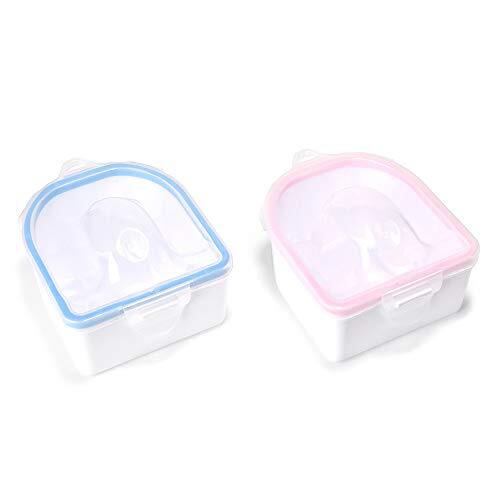 2 Pack Nail Soaking Bowl Polish Remover Tray Manicure Spa Tool