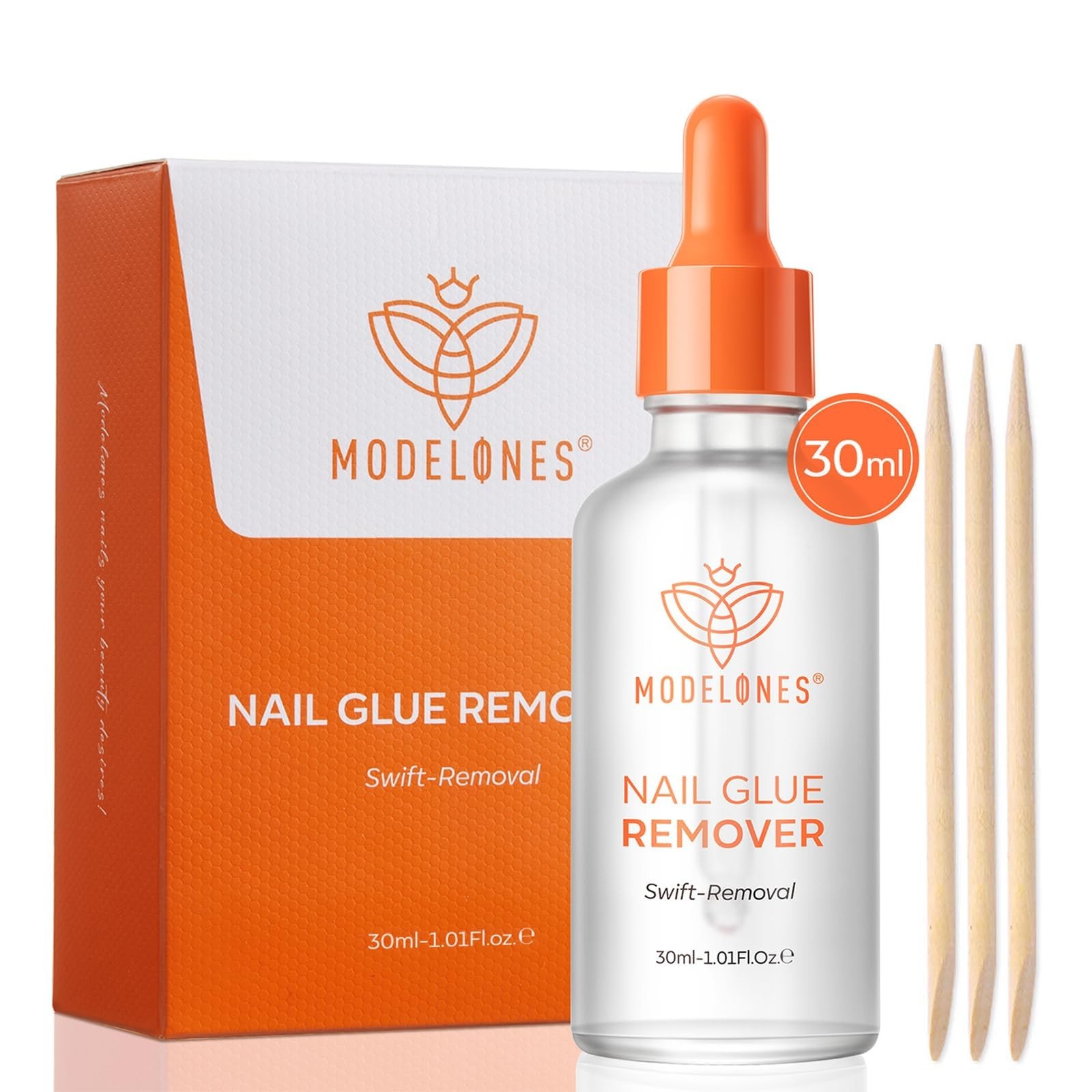 modelones 30ml Nail Glue Remover for Press On 2 Fl Oz (Pack of 1), Clear