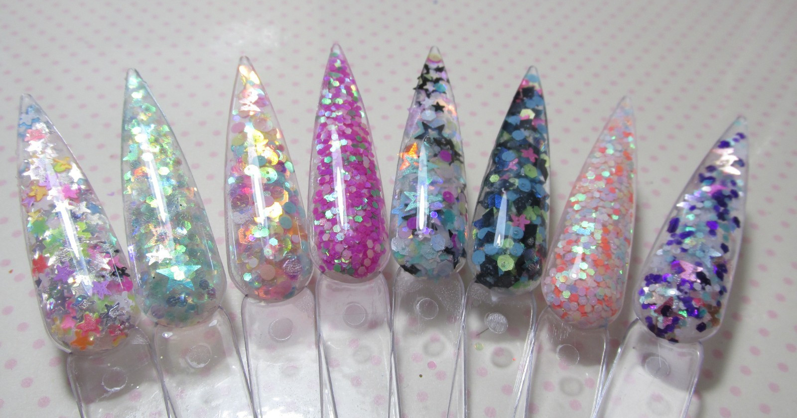 40 pieces Glitter Bundle for nail art